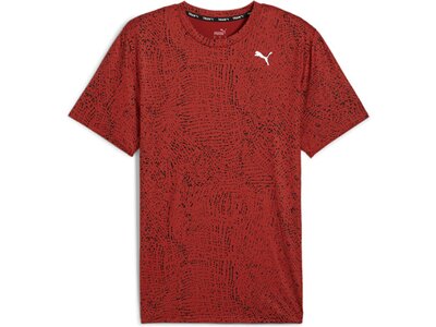 PUMA Herren Shirt M Studio Cloudspun AOP TEE Rot