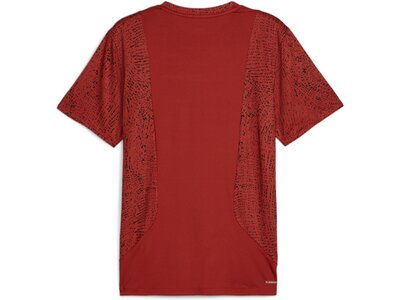 PUMA Herren Shirt M Studio Cloudspun AOP TEE Rot