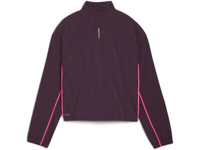 PUMA Damen Jacke RUN FOR HER FASHION WOVEN 1/2 ZIP Lila