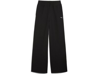 PUMA Damen Sporthose Q4 STUDIO TEXTURED HW PANT Schwarz