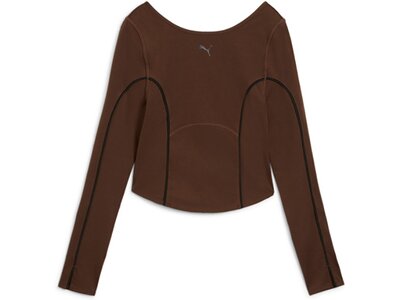 PUMA Damen Shirt CLOUDSPUN LS - SHIRT Braun