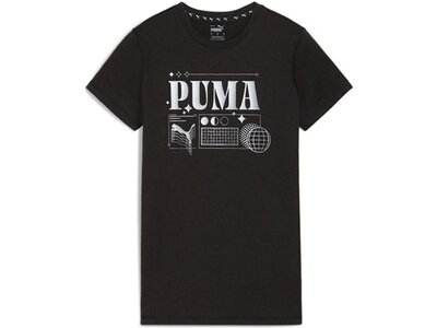 PUMA Damen Shirt Women’s Graphic Concept Tee Q4 Schwarz