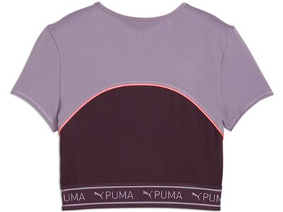 PUMA Damen Shirt STRONG BABY TEE - SHORT Grau