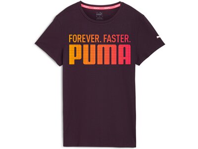 PUMA Damen T-Shirt RUN FAVROITES FOREVER FASTER GRAPHIC TEE Schwarz