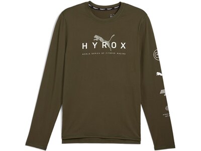 PUMA Herren T-Shirt HYROX x Run Cloudspun Grün