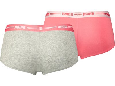 PUMA Damen Unterhose ICONIC MINI SHORT 2P Pink