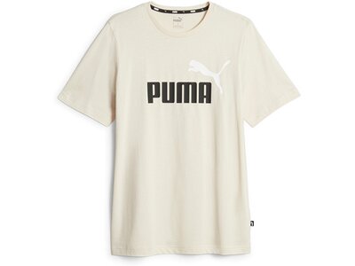 PUMA Herren Shirt ESS 2 Col Logo Tee Weiß