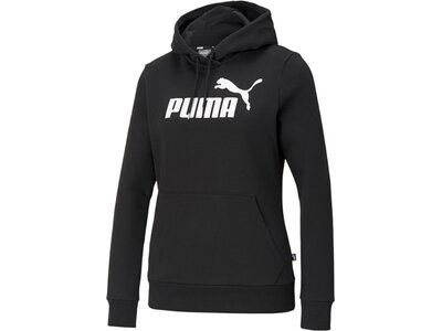 PUMA Damen Sweatshirt ESS Logo Hoodie FL Schwarz