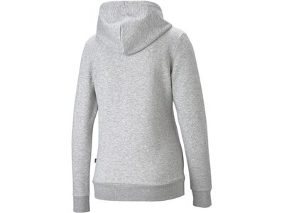 PUMA Damen Sweatshirt ESS Logo Hoodie FL Grau