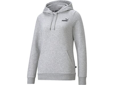 PUMA Damen Sweatshirt ESS Small Logo Hoodie FL Grau