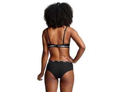 PUMA Damen Unterhemd WOMEN T-SHIRT BRA 1P Schwarz