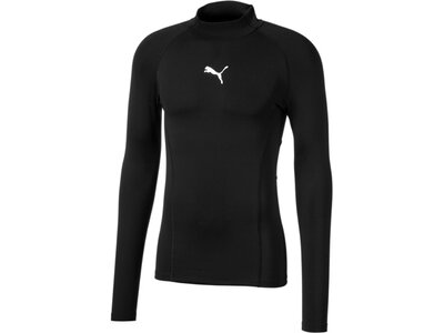 PUMA Herren Shirt LIGA Baselayer Tee LS Warm Schwarz
