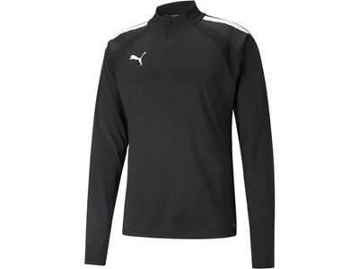 PUMA Herren Sweatshirt teamLIGA 1/4 Zip Top Schwarz