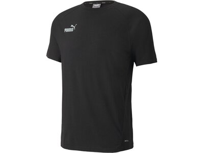 PUMA Herren Shirt teamFINAL Casuals Tee Schwarz