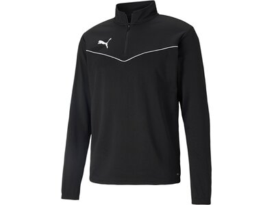 PUMA Herren Shirt teamRISE 1/4 Zip Top Schwarz