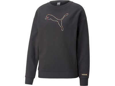 PUMA Damen Sweatshirt Better Crew FL Schwarz