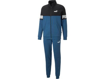 PUMA Herren Sportanzug Puma Power Colorblock Suit Blau