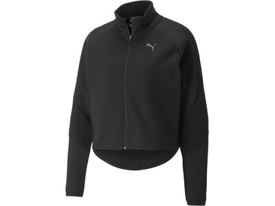 PUMA Damen Sweatshirt Evostripe Track Jacket Schwarz