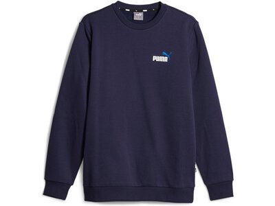 PUMA Herren Sweatshirt ESS 2 Col Small Logo Cre Blau