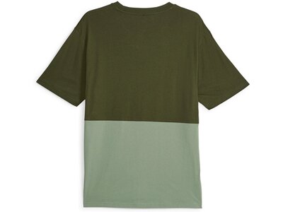 PUMA Herren Shirt POWER Colorblock Tee Grau