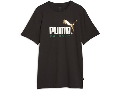 PUMA Herren Shirt No. 1 Logo Celebration Tee Schwarz