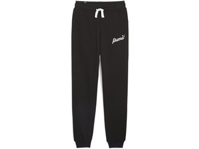 PUMA Kinder Hose ESS Script Pants TR G Schwarz