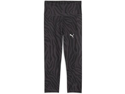 PUMA Kinder Caprihose TRAIN FAVORITE AOP High Wa Schwarz