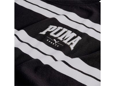 PUMA Damen Shirt SQUAD Stripe Tee Schwarz