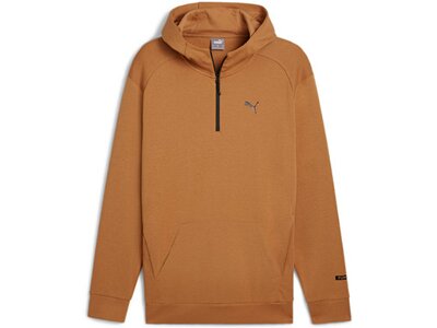 PUMA Herren Kapuzensweat RAD/CAL Hooded Half-Zip DK Braun