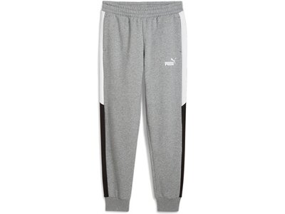 PUMA Herren Sporthose POWER Colorblock Sweatpants FL cl Grau