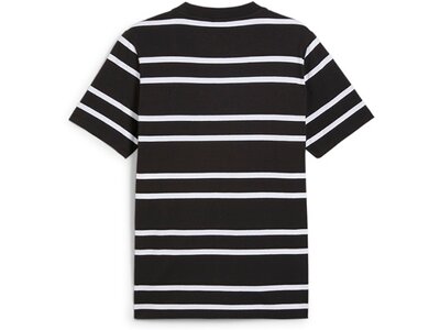 PUMA Herren Shirt SQUAD Stripe AOP Tee Schwarz