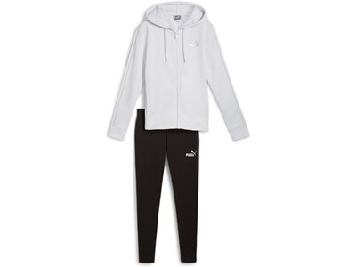 PUMA Damen Shirt Metallic Tracksuit FL Schwarz