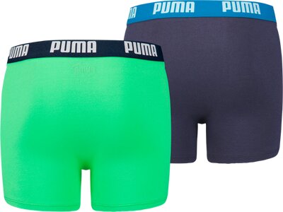 PUMA Kinder Unterhose BOYS BASIC BOXER 2P Grün