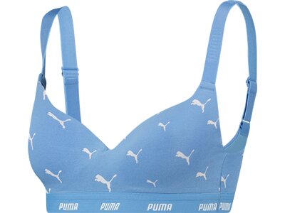 PUMA Damen Top WOMEN CAT LOGO PADDED TOP 1P H Blau