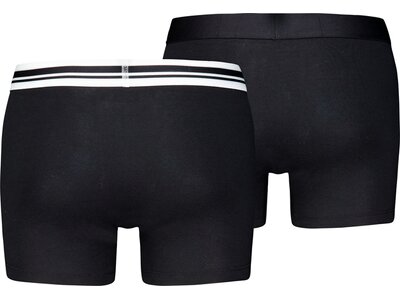 PUMA Herren Unterhose EVERYDAY PLACED LOGO BOXER 2P Schwarz