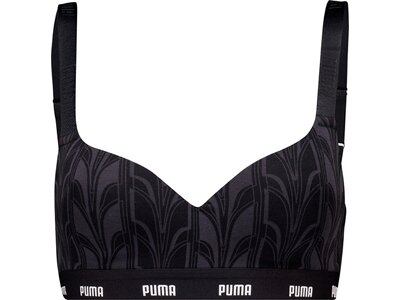 PUMA Damen Top PRINTED PADDED 1P Schwarz
