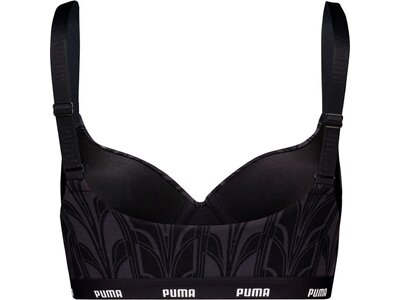 PUMA Damen Top PRINTED PADDED 1P Schwarz