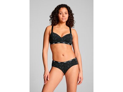 PUMA Damen Top PRINTED PADDED 1P Schwarz