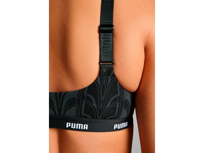 PUMA Damen Top PRINTED PADDED 1P Schwarz