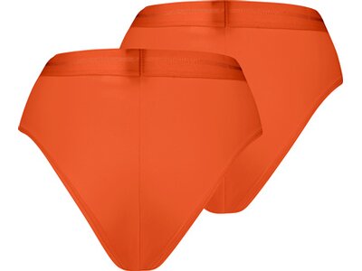 PUMA Damen Unterhose HIGH WAIST BRAZILIAN 2P Orange
