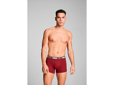 PUMA Herren Unterhose DUAL LOGO BOXER 2P Rot