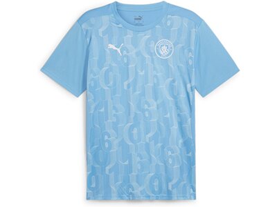 PUMA Herren Fantrikot MCFC Prematch SS Jersey Blau