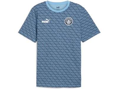 PUMA Herren Shirt MCFC ftblCulture Tee AOP Blau
