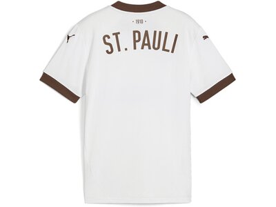 PUMA Kinder Fantrikot FCSP Away Jersey Jr Weiß