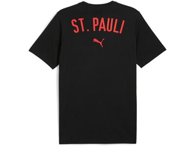PUMA Herren Shirt FCSP Casuals Tee Schwarz