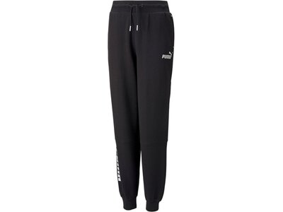 PUMA Kinder Hose Puma Power Colorblock Pant Schwarz