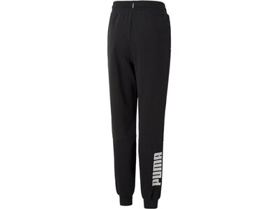 PUMA Kinder Hose Puma Power Colorblock Pant Schwarz