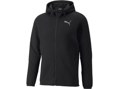 PUMA Herren Kapuzensweat Evostripe Full-Zip Hoodie Schwarz