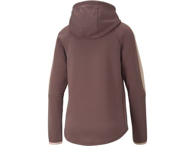 PUMA Damen Sweatshirt Evostripe Full-Zip Hoodie Lila