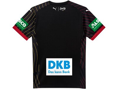 PUMA Herren Shirt DHB Away Jersey SS25 with sponsor Schwarz